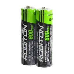 Аккумулятор Robiton R6 1.2V 600mAh Ni-MH SR-2 (50)(600)