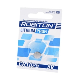 Батарейка Robiton profi CR1025 BL1 (40)(1800)
