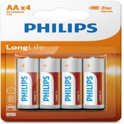 Батарейка Philips R6 BL-4 (48)(144)