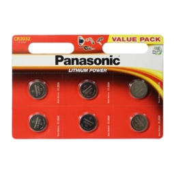 Батарейка Panasonic CR2032 BL6 (24)(240)