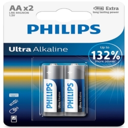 Батарейка Philips ultra LR6 BL-2 (24)(72)