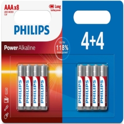 Батарейка Philips power LR03 BL-8 (384)