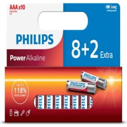 Батарейка Philips power LR03 BL-10 (200)