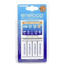 Зарядное устройство Panasonic eneloop Smart&Quick Charger + 4xR6 1900mAh BL-1 (8)