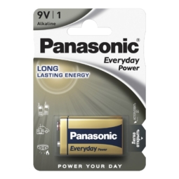 Батарейка Panasonic 6LR61 everyday power BL-1 (12)(60)