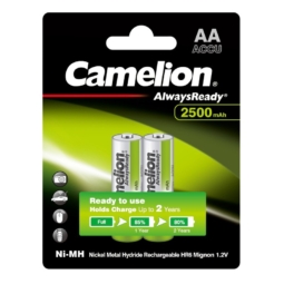 Аккумулятор Camelion always ready R6 2500mAh Ni-Mh BL-2 (24)
