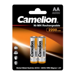 Аккумулятор Camelion R6 2200mAh Ni-Mh BL-2 (24)