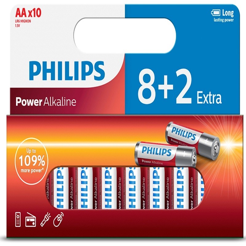 Батарейки Филипс в магазинах. Philips Power" lr6-4bl Alkalane. Торговое оборудование Филипс для батареек.