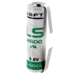 Батарейка Saft LS14500 CNR (АА) 3.6V + лепестковые выводы (1)(30)