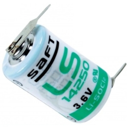 Батарейка Saft LS14250 2PF (1/2АА) 3.6V + 2PCB pins (1)(20)(100)