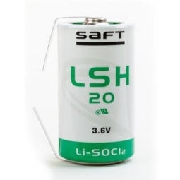 Батарейка Saft LSH 20 CNR (D) 3.6V + лепестковые выводы (1)(20)