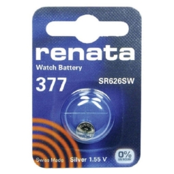 Батарейка Renata R377 (SR626SW, 1.55V, 30mAh, 6.8x2.6mm) 10box (100)