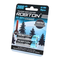 Аккумулятор Robiton Siberia R6 2000mAh Ni-MH BL-2 (50)