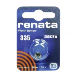 Батарейка Renata R335 (SR512SW, 1.55V, 6mAh, 5.8x1.2mm) BL-1 (10)(100)