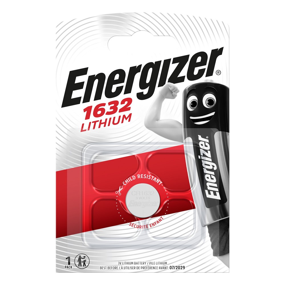 Батарейка Energizer CR1632 BL-1 (10)(140) купить оптом