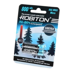 Аккумулятор Robiton siberia R03 800mAh Ni-MH BL-2 (50)(200)