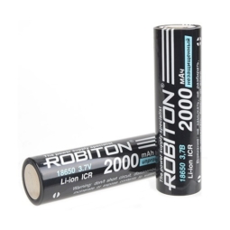 Аккумулятор Robiton 18650 2000mAh 3.7V Li-ion б/з PB1 (100)