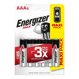 Батарейка Energizer LR03 (E92) max BL6 (72)