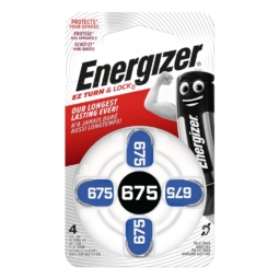 Батарейка Energizer 675 Zinc Air BL4 (24)(96)