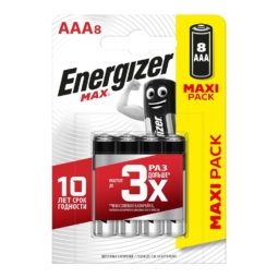 Батарейка Energizer LR03 (E92) max BL8 (96)