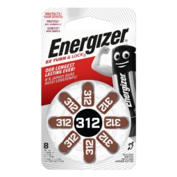 Батарейка Energizer 312 Zinc Air BL8 (48)(192)