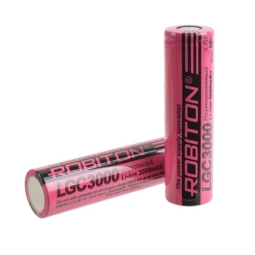 Аккумулятор Robiton 18650 3000mah 3.7V Li-ion LGC3000 IMR PB1 (96)(192)