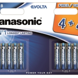 Батарейка Panasonic LR03 evolta BL4+4 promo (96)