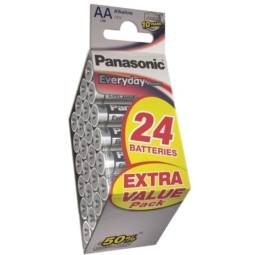 Батарейка Panasonic LR6 everyday power 24box (288)(27648)