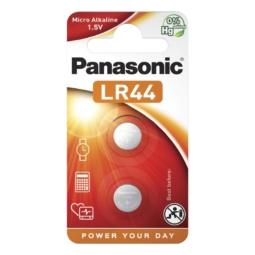 Батарейка Panasonic LR44 BL-2 (24)(240)