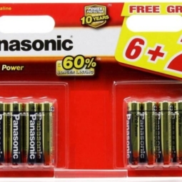 Батарейка Panasonic LR03 pro power BL6+2 promo (96)(34560)