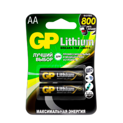Батарейка GP FR6 (15LF, AA) Lithium 1.5V BL2 (20)(160)