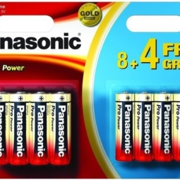 Батарейка Panasonic LR6 pro power BL-8+4 (144)(36864)