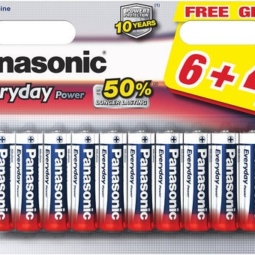 Батарейка Panasonic LR6 everyday power BL-6+4 (120)(30720)