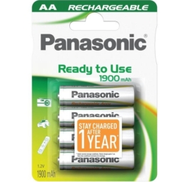 Аккумулятор Panasonic R6 ready to use 1900mAh Ni-Mh BL-3+1 (48)(240)