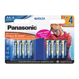 Батарейка Panasonic LR6 evolta BL-4+4 promo (72)(2048)
