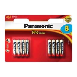Батарейка Panasonic LR03 pro power BL8 (96)(34560)
