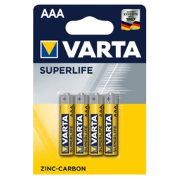 Батарейка Varta Superlife R03 BL4 (96)(архив)