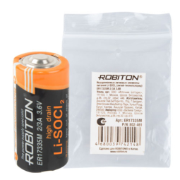 Батарейка Robiton ER17335M (2/3A) PB1 (10)(500)