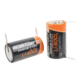 Батарейка Robiton ER34615M-FT (D) с лепестками, высокотоковая SR2 (8)(96)
