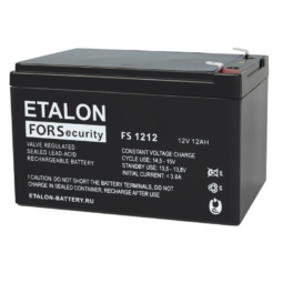 Аккумулятор ETALON FS 1212 Свинцово-кислотный 12V 12Ah (4)