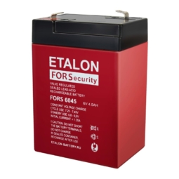 Аккумулятор ETALON FORS 6045 Свинцово-кислотный 6V 4,5Ah (20)
