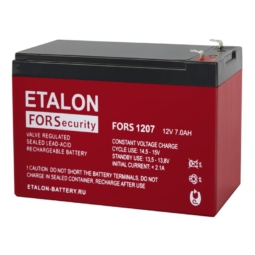 Аккумулятор ETALON FORS 1207 Свинцово-кислотный 12V 7Ah (5)