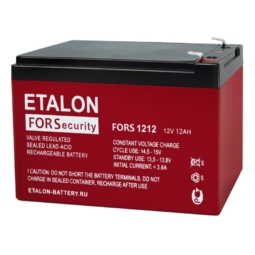 Аккумулятор ETALON FORS 1212 Свинцово-кислотный 12V 12Ah (4)