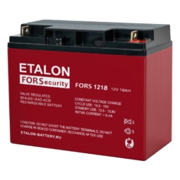 Аккумулятор ETALON FORS 1218 Свинцово-кислотный 12V 18Ah (2)