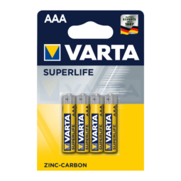 Батарейка Varta R03 Super Heavy Duty (2003) BL4 (48)(240)