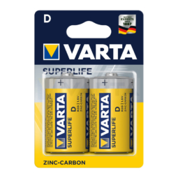 Батарейка Varta R20 Super Heavy Duty (2020) BL2 (24)(120)