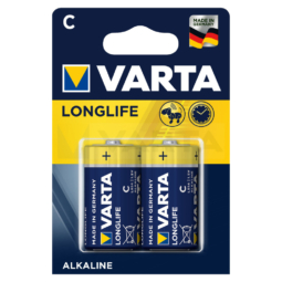 Батарейка Varta LR14 Longlife (4114) BL2 (20)(200)
