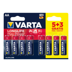 Батарейка Varta LR6 Longlife Max Power (4706) BL5+3 (160)