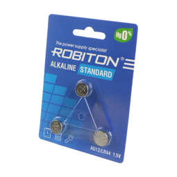 Батарейка Robiton G13 (LR44) (0% Hg) BL3 (60)