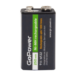 Аккумулятор GoPower 6HF22 Ni-Mh 250mAh BL1 (25)(100)
